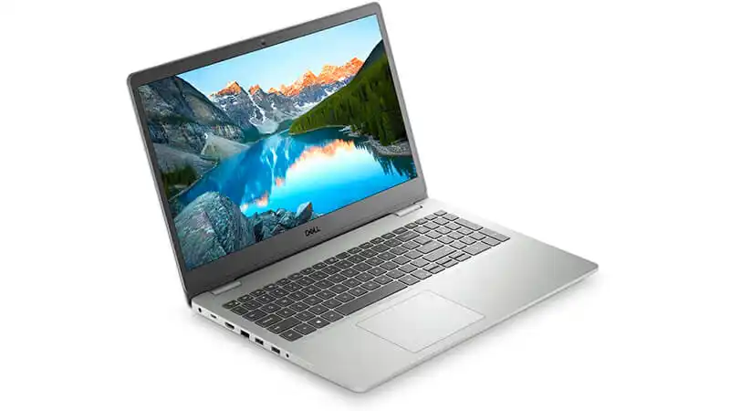 imagem de um notebook Dell na cor prata