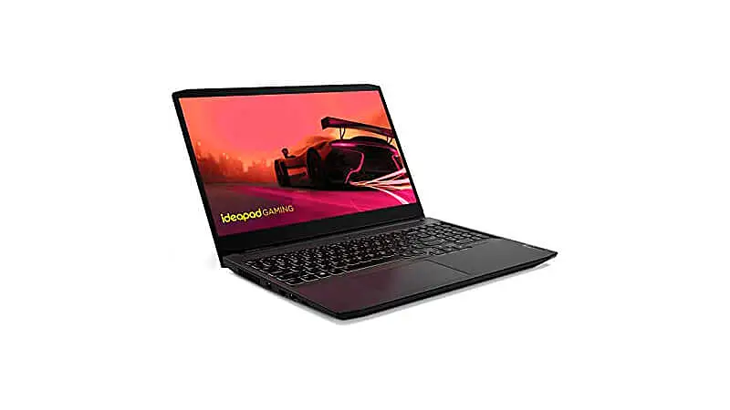 imagem de um notebook Lenovo Gaming 3i na cor preta