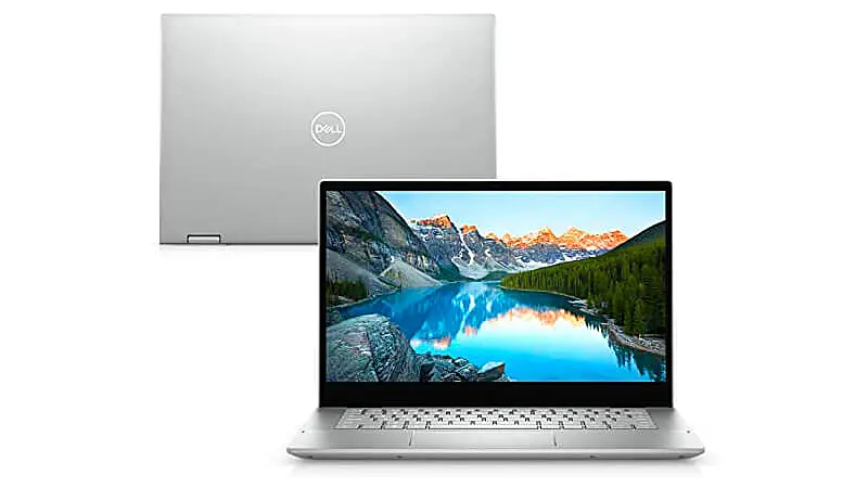imagem de frente e de costas de um notebook Dell 5406-M30S