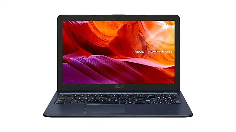 imagem de um notebook Asus X54 na cor cinza