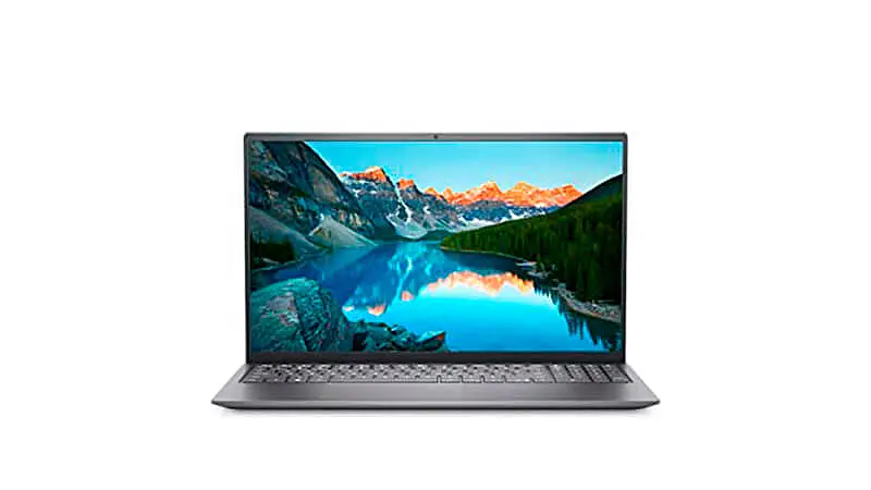 imagem de um notebook Dell Inspiron 15 na cor cinza