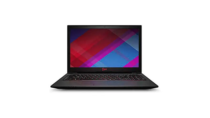 imagem de um notebook 2AM na cor preta