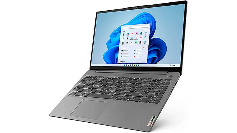 foto do notebook Lenovo IdeaPad na cor cinza