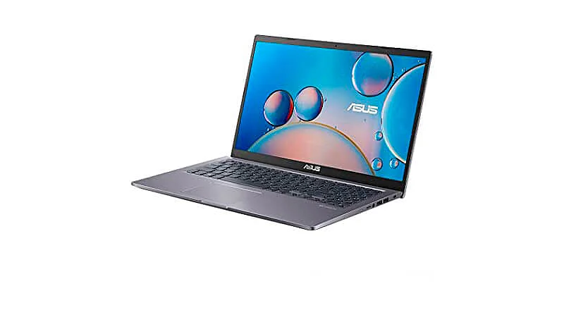 imagem de um notebook Asus na cor grafite