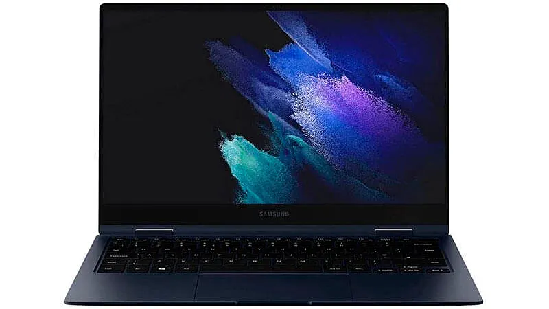 imagem de um notebook Samsung Galaxy Book Pro na cor preta