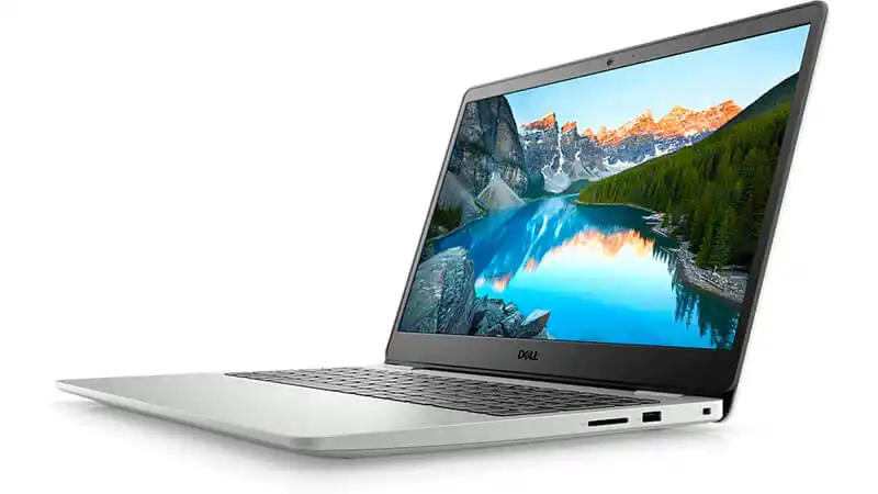 Notebook Ultrafino Dell Inspiron imagem de um notebook Ultrafino Dell Inspiron i5 na cor prata