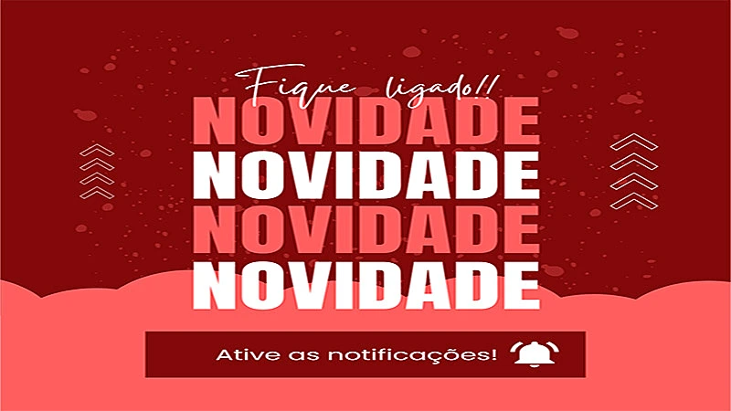 Imagem de novidades chegando publicação para postar no feed