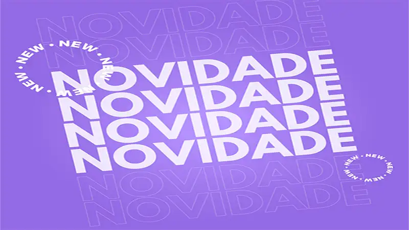 Imagem de novidades chegando publicação para postar no feed