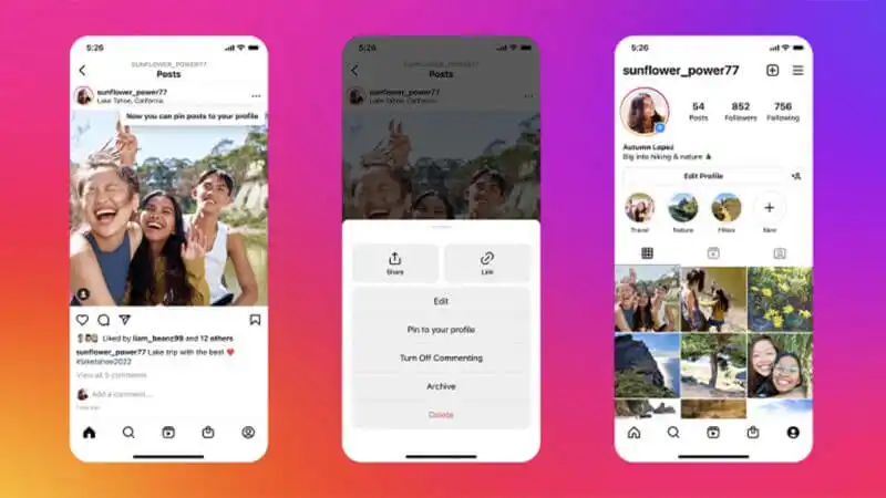 Novidades Instagram Captura de tela do Instagram