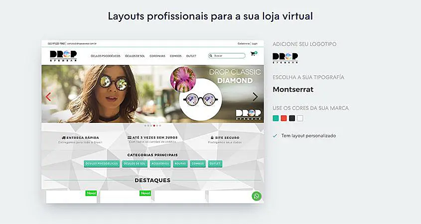 Crie um Layout Personalizado na Nuvemshop