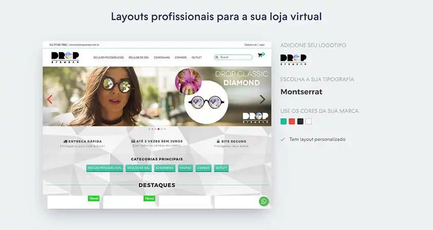 Crie um Layout Personalizado na Nuvemshop