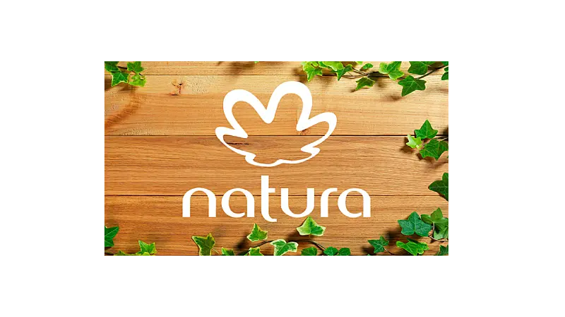 Logo da marca de cosméticos Natura.