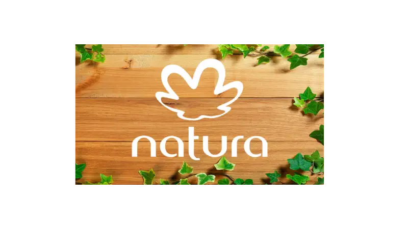 Logo da marca de cosméticos Natura.