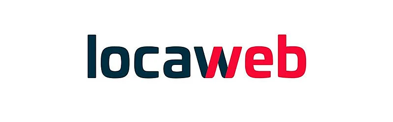 Logo do serviço de hospedagem Locaweb
