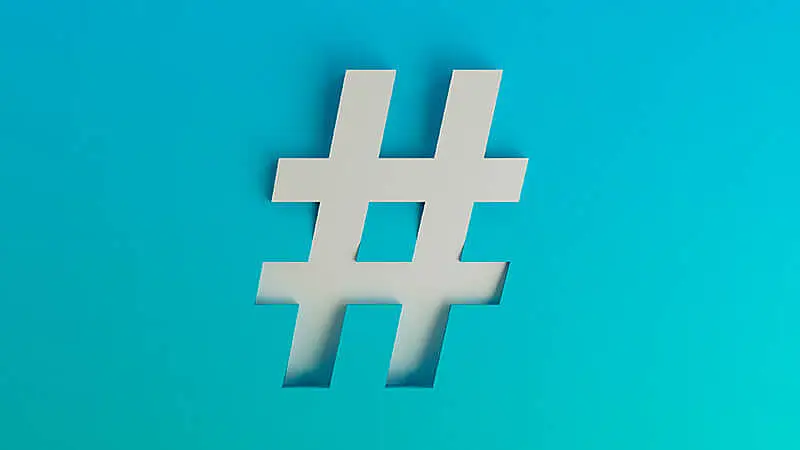 Padrão de hashtags