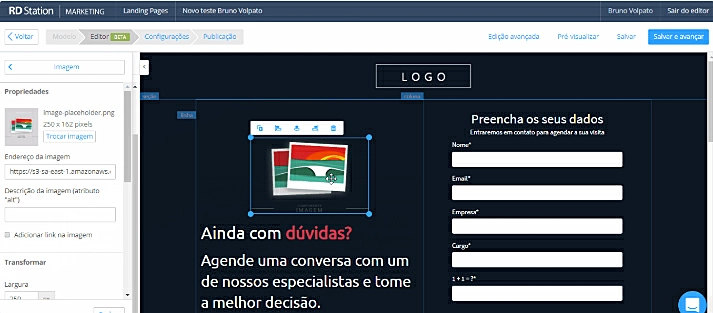 Ferramenta para criar landing pages - RD Station Marketing