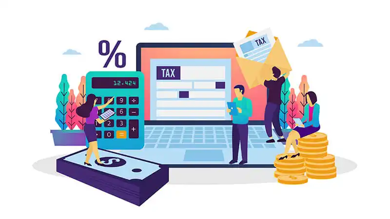 empreendedores calculando e emitindo suas notas fiscais