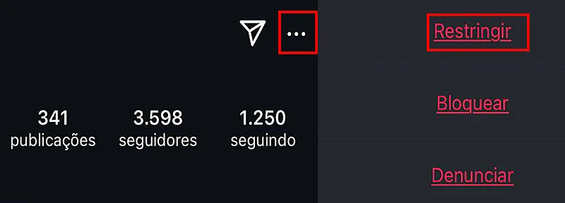 captura de tela do Instagram