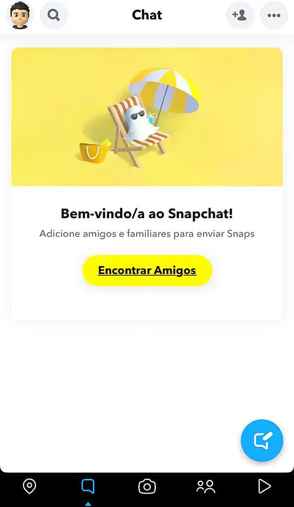 Captura de tela do Snapchat