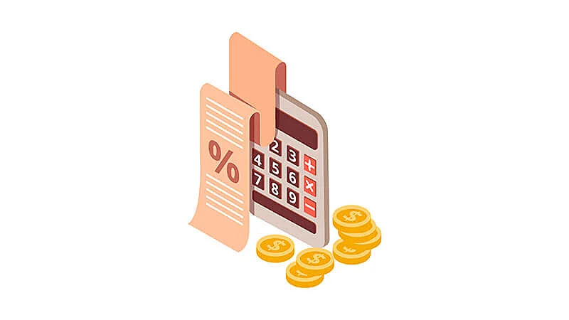Pessoa calculando o Imposto de Renda