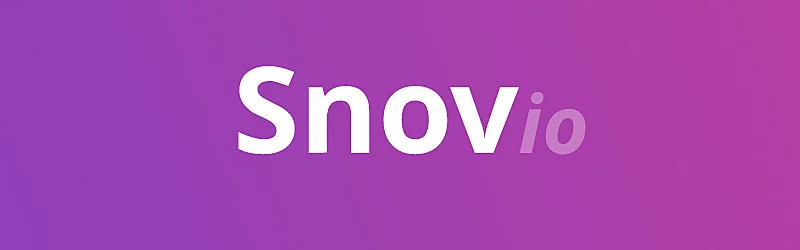 Snovio banner