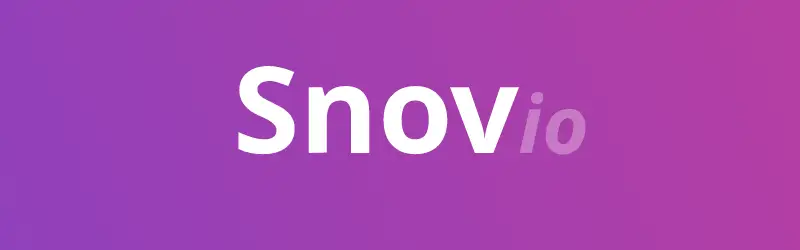 Snovio banner