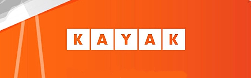 Logo da Kayak em fundo plano