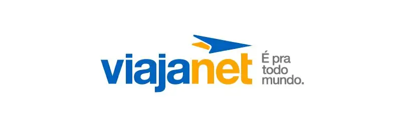 Logo da ViajaNet e frase: é para todo mundo