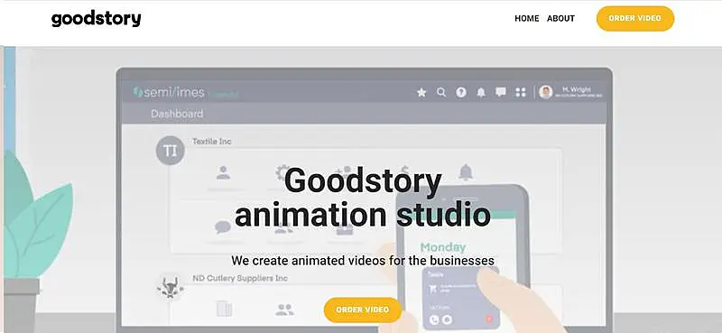 Sitio web de Goodstory Animation Studio