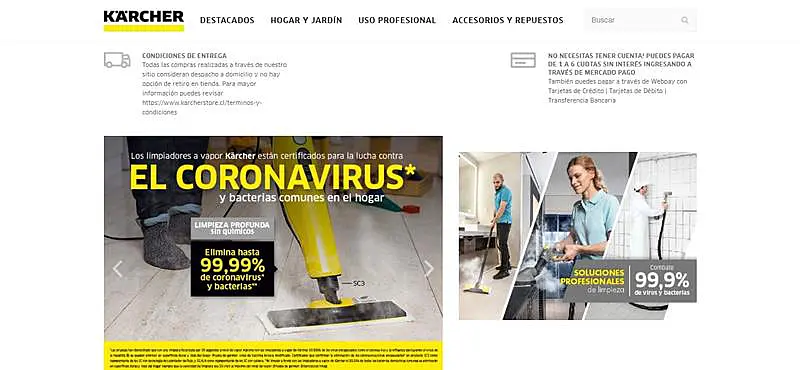 Sitio web de Kärcher