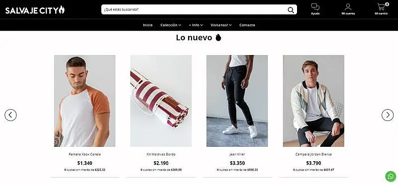 Salvaje City página web