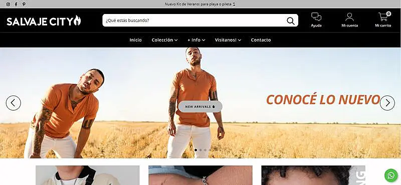Salvaje City ecommerce