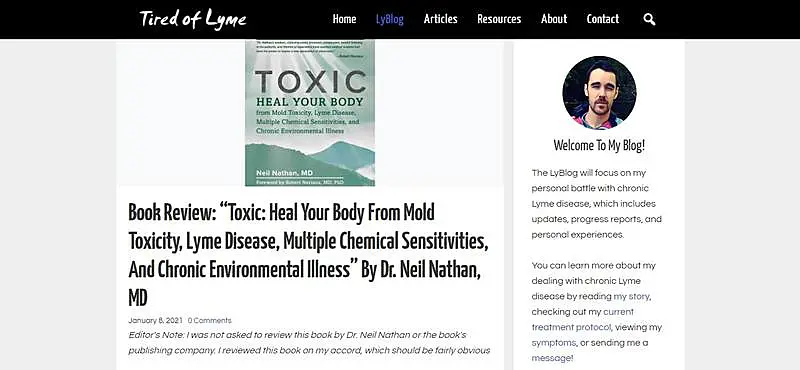 Tired of Lyme blog