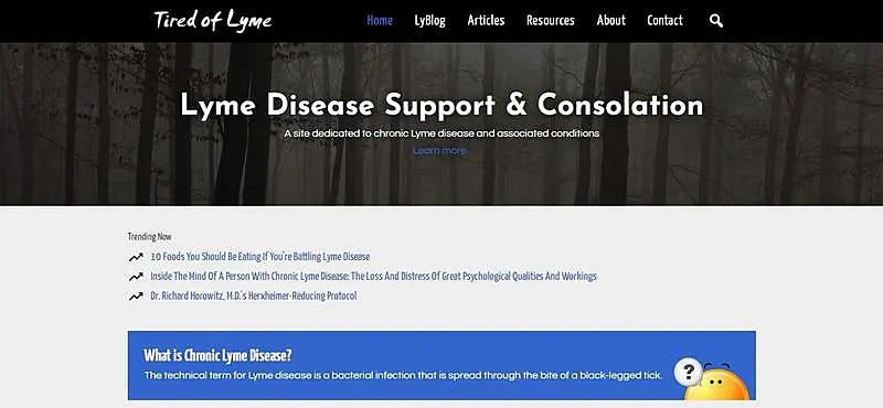 Blog de Tired of Lyme