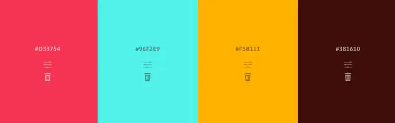 Paleta de cores do Palettable