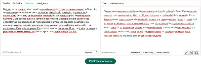 Revisión de Paraphraser.io