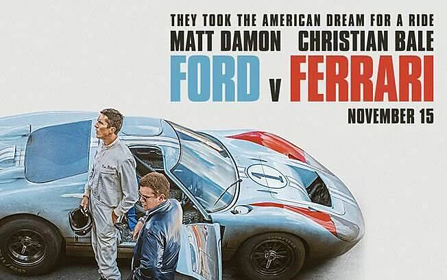 Banner película Ford contra Ferrari