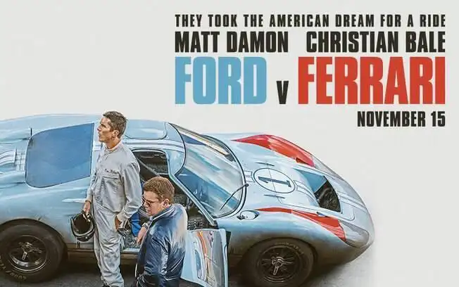 Banner película Banner película Ford contra Ferrari