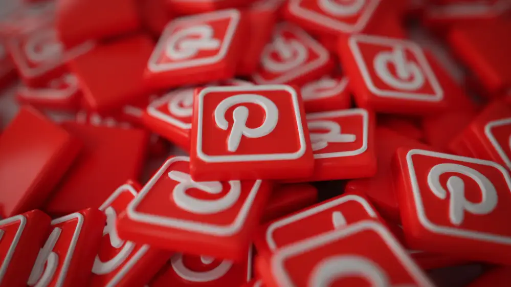 Logotipo Pinterest Captura de pantalla del logotipo de la aplicación de Pinterest