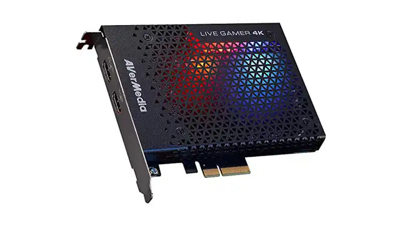 imagem que mostra uma placa de captura GC573 da Avermedia