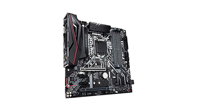 imagem de uma placa mãe Z390 LGA 1151 da Gigabyte