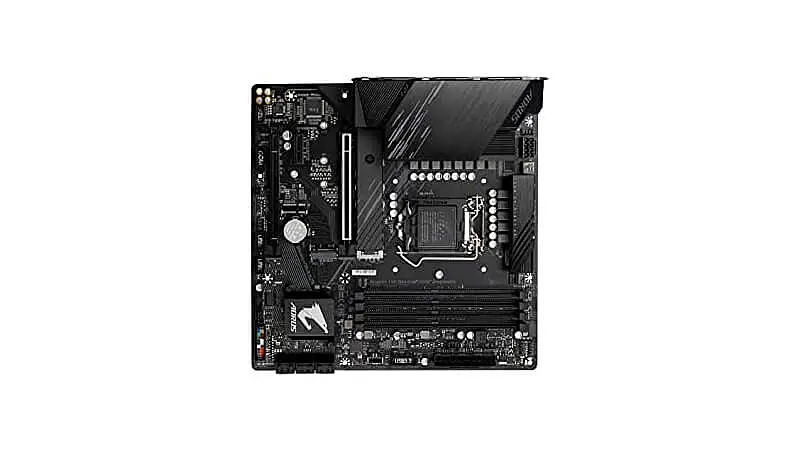 imagem de uma placa mãe B560M LG1200 AORUS Elite da Gigabyte