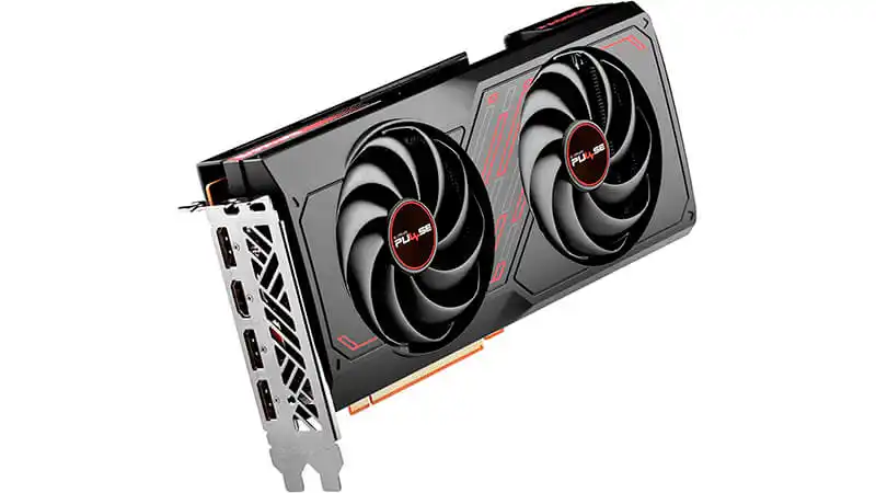 imagem que mostra uma placa de vídeo RX 7600