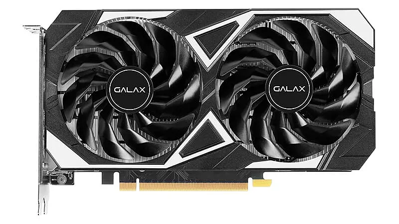 imagem de uma placa de vídeo RTX 3050 Galax