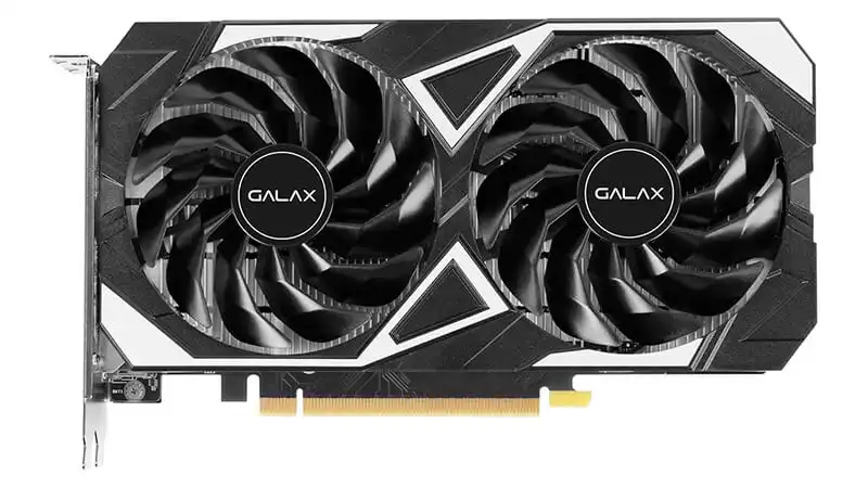imagem de uma placa de vídeo RTX 3050 Galax