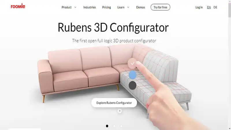 Planta baixa online Captura de tela do Roomle