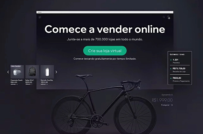 plataforma wix ecommerce