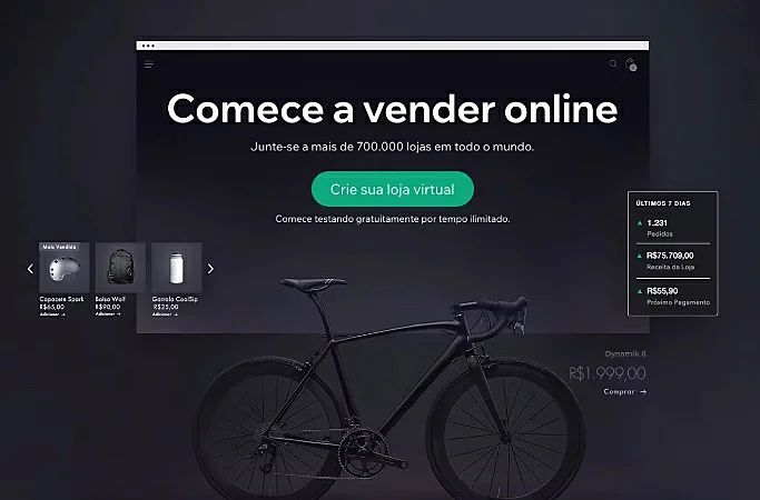 plataforma wix ecommerce
