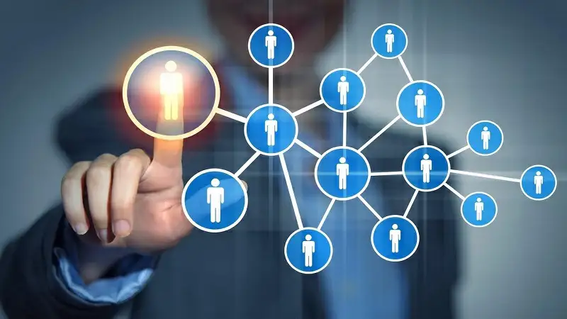 Networker con una red de contactos