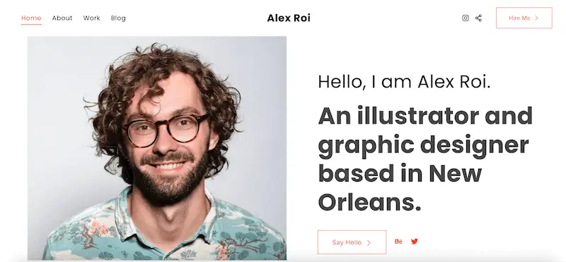 Portfolio website templates 18 Porto template